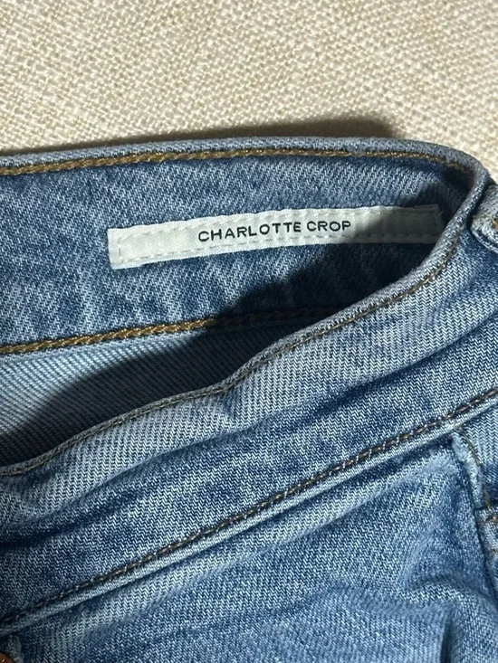 Citizens of Humanity Charlotte Crop High Rise Straight Jeans in Dalia Size 26 - Picture 5 of 7